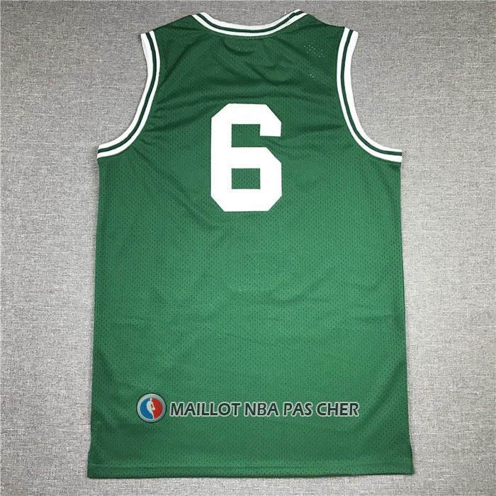 Maillot Boston Celtics Bill Russell NO 6 Hardwood Classics 1962-63 Vert